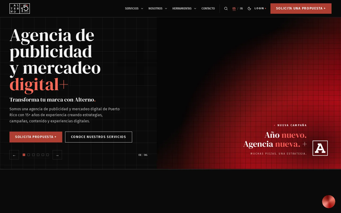 Portada en modo oscuro